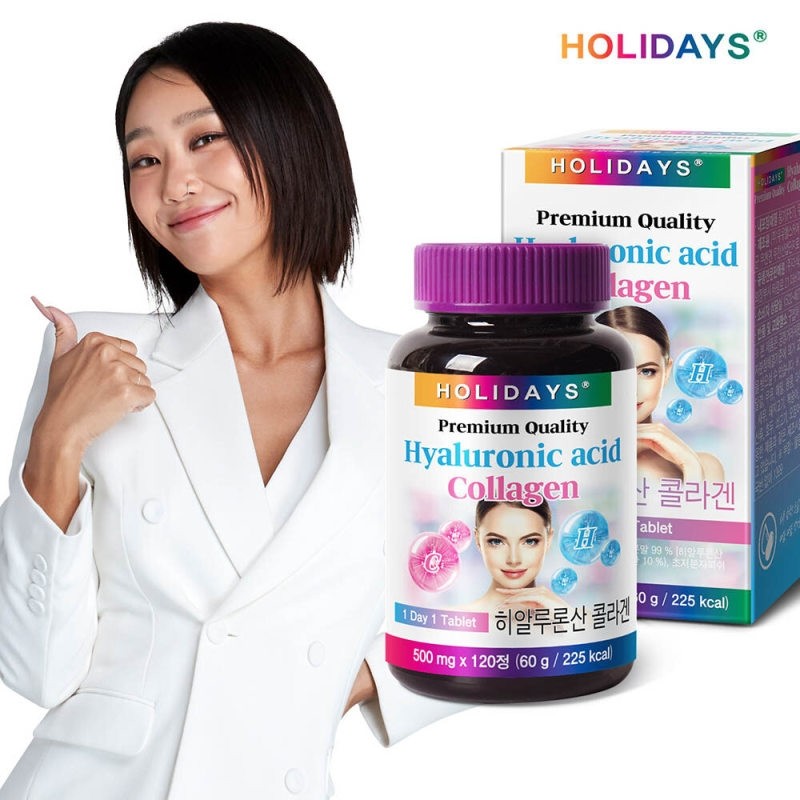 Holidays Hyaluronic Acid Collagen 120 tablets 1 bottle (4 months
