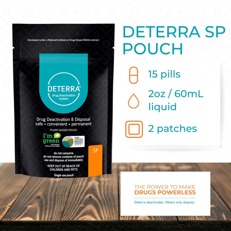 Deterra-SP - Drug Deactivation and Medication Disposal System - Safe