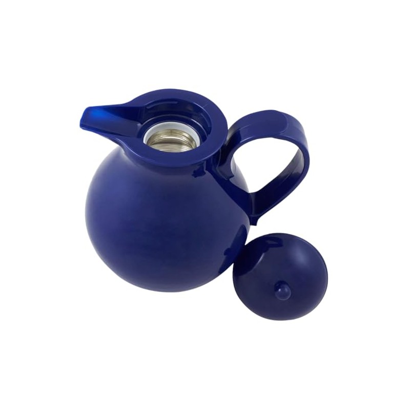 Helios Nostalgia Plastic Insulated Jug Dark Blue 1 Litre