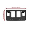 KEWISAUTO Front License Plate Frame for F150 06-08, Black Front