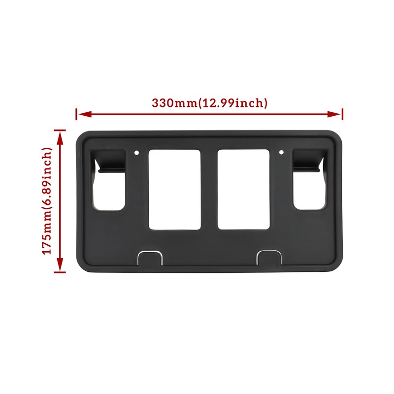 KEWISAUTO Front License Plate Frame for F150 06-08, Black Front