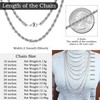 HolyFast Twist Chain Necklace - Stainless Steel Rope Jewelry for