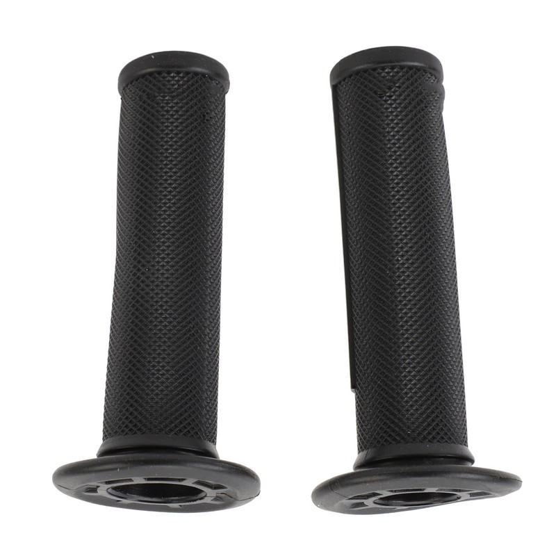1 Pair Motorcycle Handlebar Grip Anti Slip Left Right Rubber