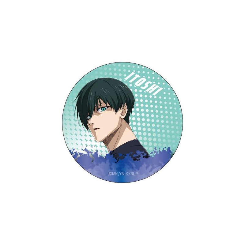 Magikaru Department Store Can Badge Blue Rock Itoshi Rin (1)