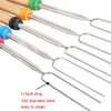 Pack of 12 Barbecue Sticks, BetterJonny Barbecue Skewers, Stainless Steel,