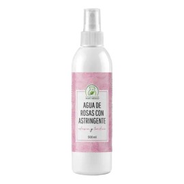 Agua de rosas astringente 500 ml | regula sebo día/noche todo tipo de piel