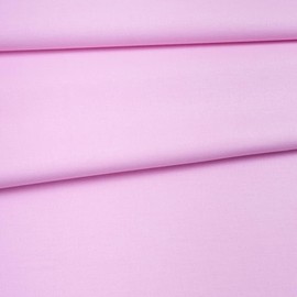 Fabreco - 100% Premium Cotton Fabric Sold by the Metre Plain 2 m x 160 cm | 220 g/running metre - Soft, Durable & Skin-Friendly | Fabrics for Sewing & Decoration | Fabric | Pink