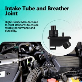 Intake Tube and Breather Joint Compatible with Honda Element Accord 2.4L 2003-2007 Replaces 17152-RAA-A00, 17138-RAA-A00