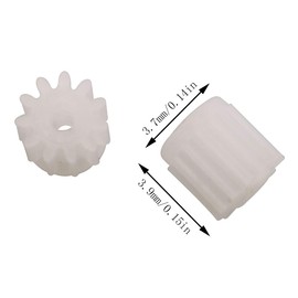 E-outstanding 11-Tooth Motor Gear 8PCS Motor Wheel Gear Parts 11Teeths Spare Parts for H12C F181 U818A H502E H502S RC Quadcopter Drone