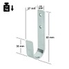 VORMANN Wall Hooks, Coat Hooks, Tool Hooks, Garage Hooks, Load