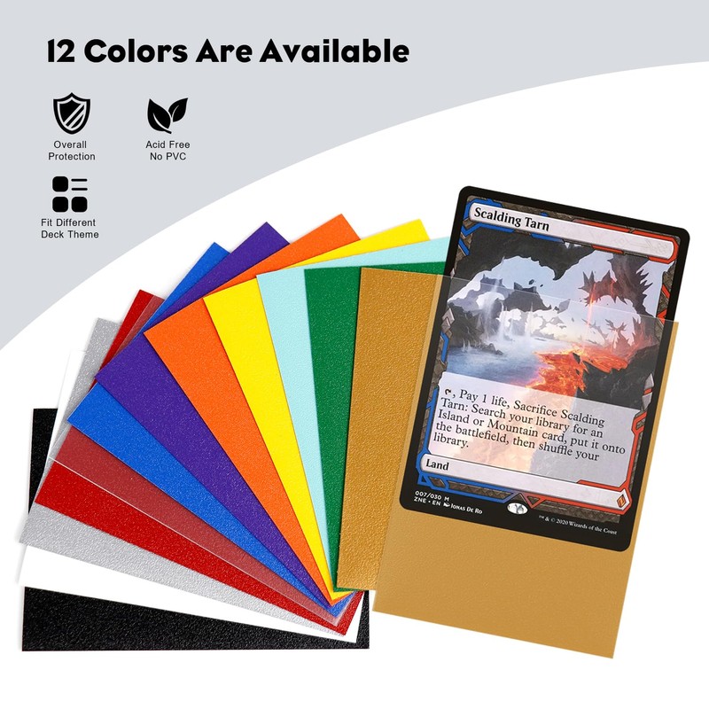 Katomula Blue MTG Sleeves 300 Pack, Rough Matte Texture Trading