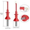 Cleqee 2PCS SMD IC Test Hooks Clip Probes with 4mm