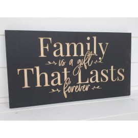 Knotty Oar Wood Shop Family is a gift hidden gun storage safe pistol concealment cabinet handgun case - Magnetic, Without Light