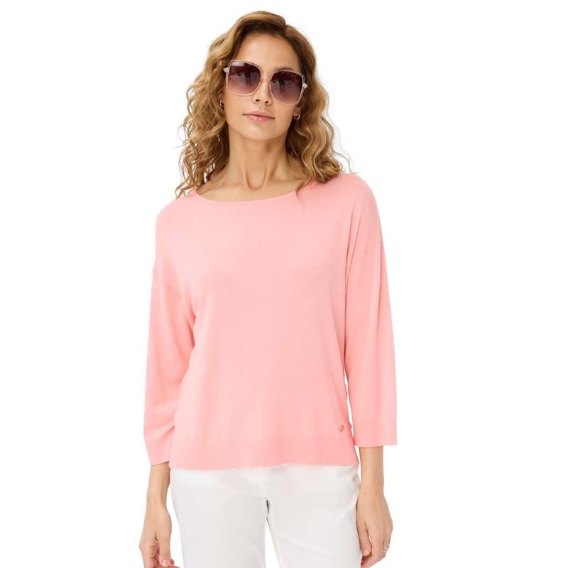 Brax Women's Style.Liz Summer Viscose Pullover, 46 Neon Peach, 38