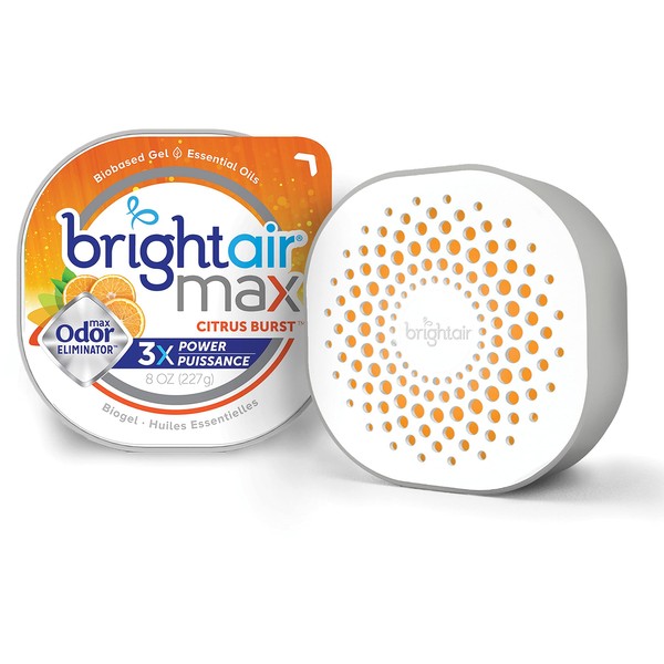 Bright Air Max Scented Gel Odor Eliminator, Orange (900436)