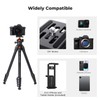 K&F CONCEPT 63" Aluminum Travel Tripod for Camera w Phone