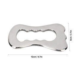 NSXAYIWE Gua Sha Massager, Stainless Steel Gua Sha Scratch Massager, Gua Sha Face Tools, Scraping Board Compatible with Neck and Back