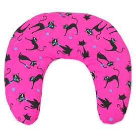Cherry Stone Neck Pillow 30 x 33 cm Cat Pink Cherry Stone Pillow Neck Pillow Heat Cushion