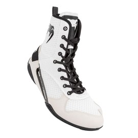 Venum "Elite" Boxing Shoes - White/Black