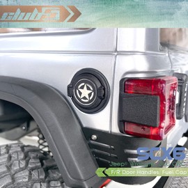 Club 5 Racing Custom Fuel Cap / Door Handles for Axial SCX6 Jeep JLU Wrangler
