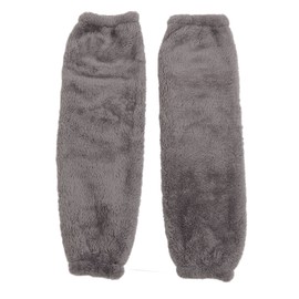 2pcs Plush Slipper Stockings Soft Warm Thickened Prevents Chilblain Over Knee High Fuzzy Long Socks for Elderly Patient