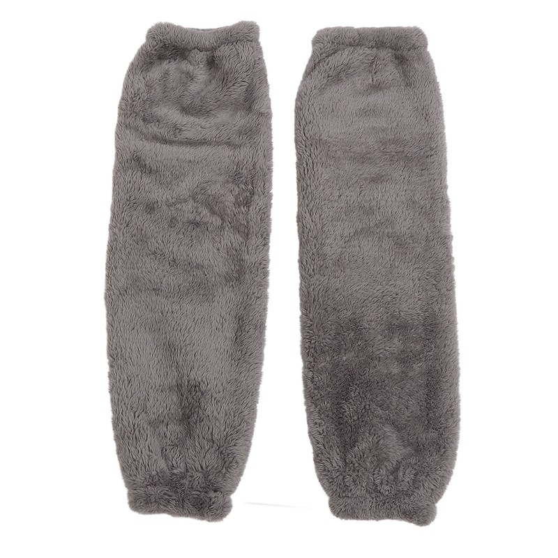 2pcs Plush Slipper Stockings Soft Warm Thickened Prevents Chilblain Over
