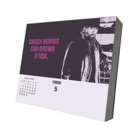 2024 Chuck Norris Day-at-a-Time Box Calendar