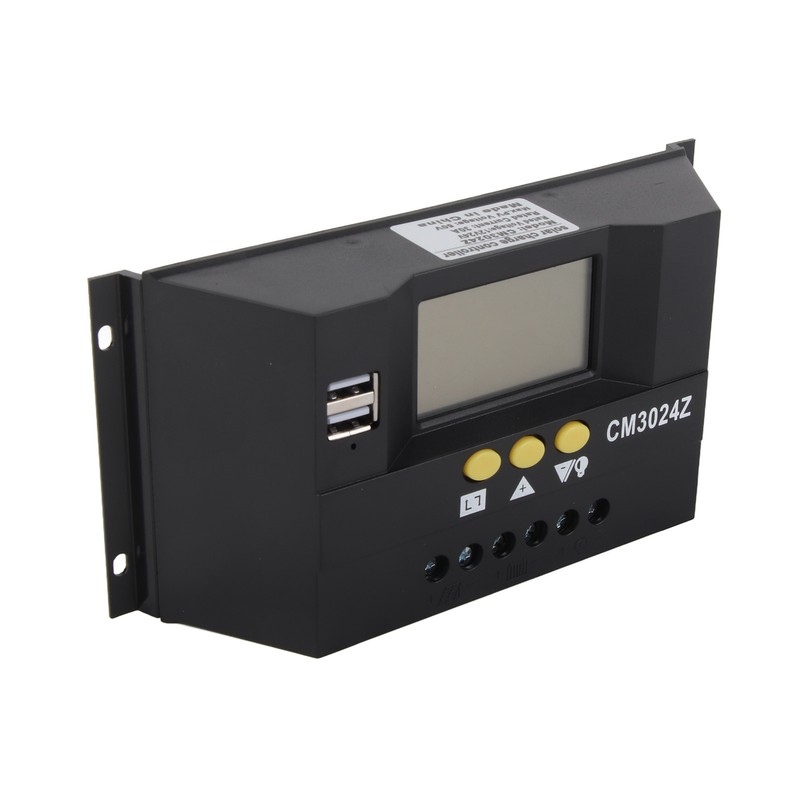 Solar Controller 12V 24V 30A PWM Automatic Photovoltaic Charge Control