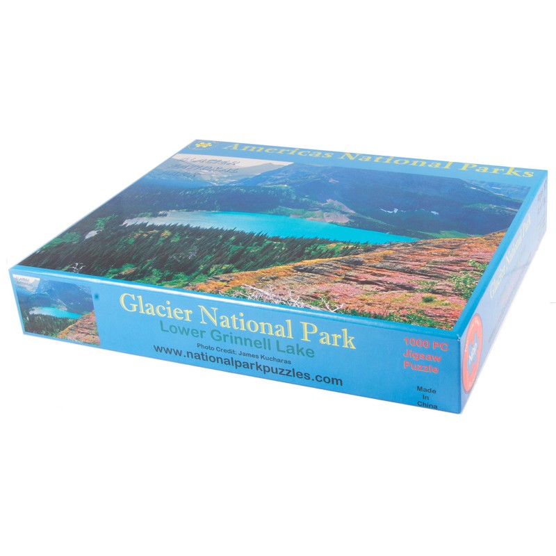 Glacier National Park Lower Grinnell Lake 1000 Piece Puzzles for