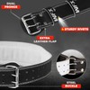 WFX Leather Weight Lifting Belt Heavy Duty 10 Adjustable Holes