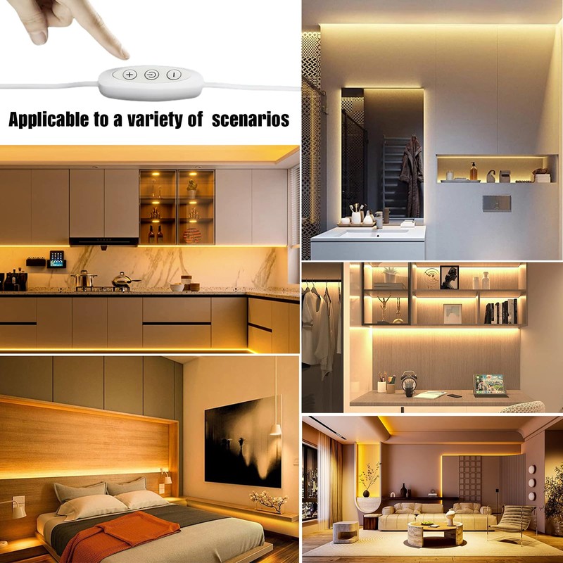 GXILEE USB Dimmer Switch,2 Pack Female to Male Inline Dimmer,10-Speed