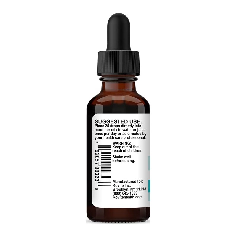 Kosher Vitamin B12 Liquid Drops 5000 mcg - Raspberry Flavor