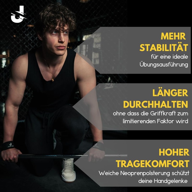 JAMIE VIDAL® Lifting Straps - Lifting Straps Classic Grip -