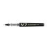Pilot V7 Hi-Tecpoint Refillable Pen - Black (Pack of 10)