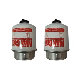 MAX COOL 3.6" Fuel Filter Water Separator Replacement Fuel Filter Element 30 Micron for 31863 Fuel Water Separator, 2 Packs