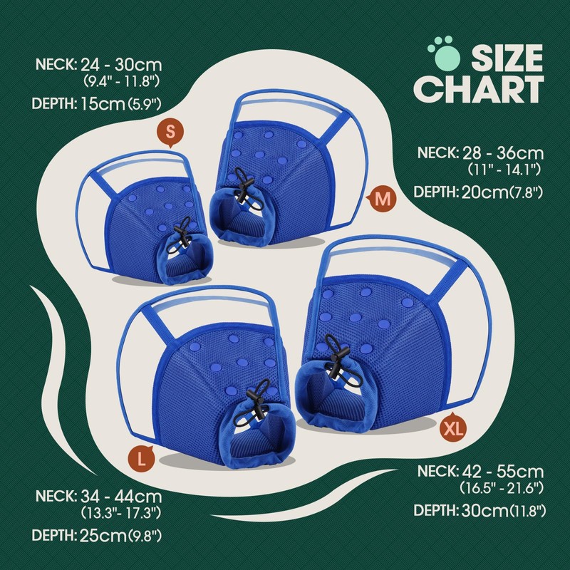 Kuoser Dog Cone Collar After Surgery, Soft Cone for Dogs