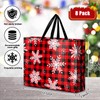 Abbylike 8 Pcs Christmas Gift Bags, 17.7'' x 13.8'' x
