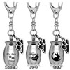 Lunali Pet Urn Mini Urn Memorial Key Chain Capsule Portable
