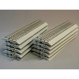 LIONELL FASTRACK 10" Straight Section Track 10 Pieces O Gauge