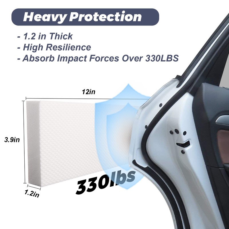 Garage Wall Protector for Car Door – 4 Pack Thick