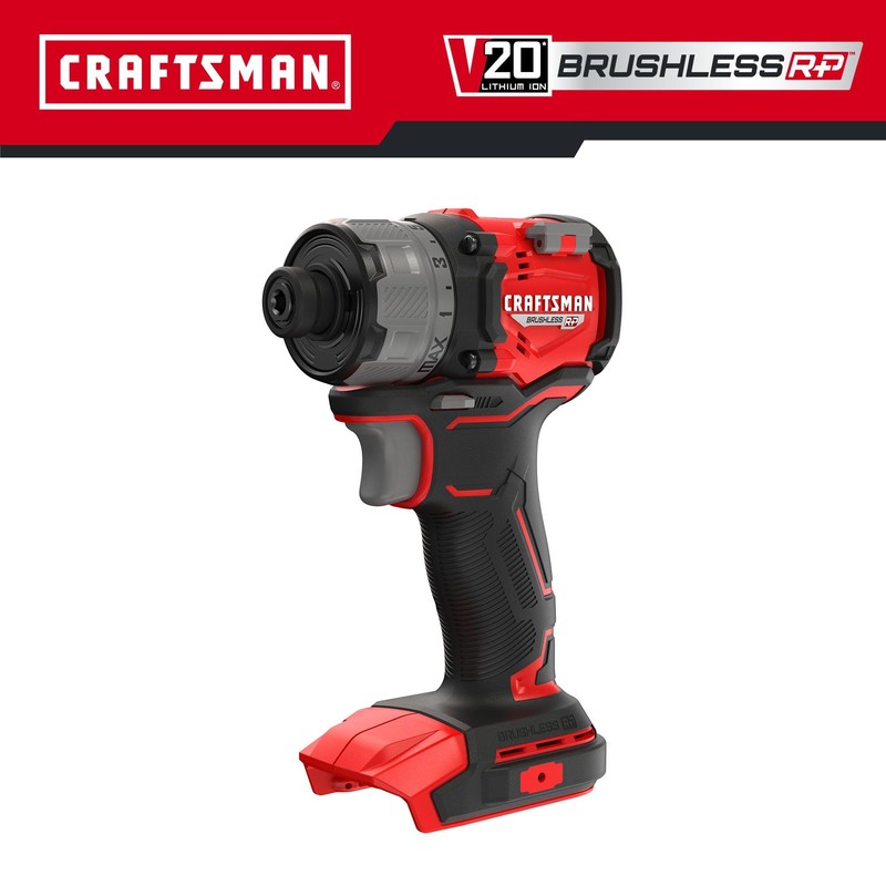 CRAFTSMAN V20 Cordless Screwdriver, Bare Tool Only (CMCF610B)