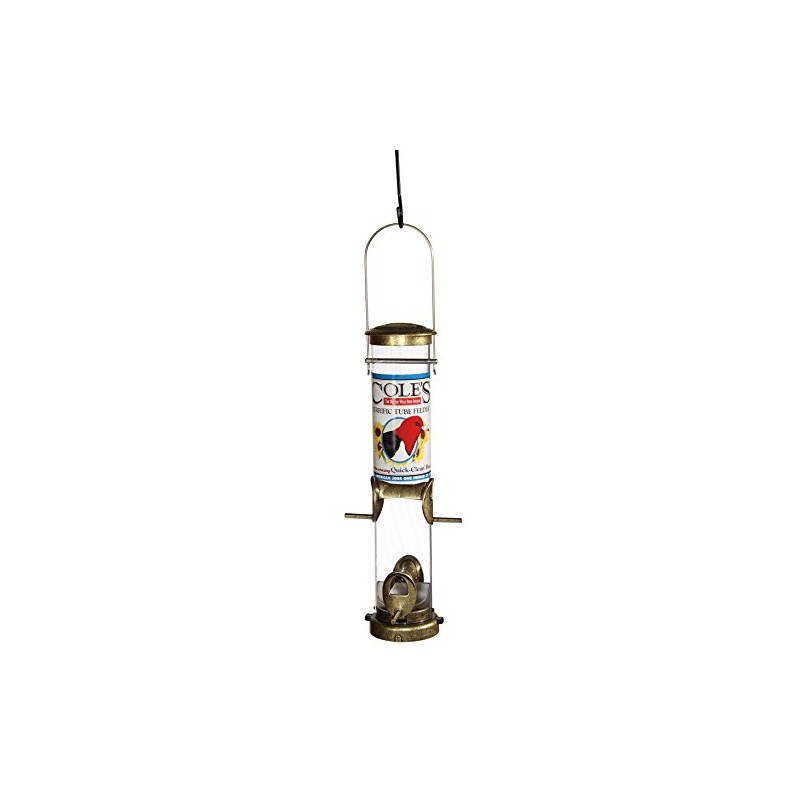 Cole's TT04 Terrific Tube Bird Feeder, 4-Port