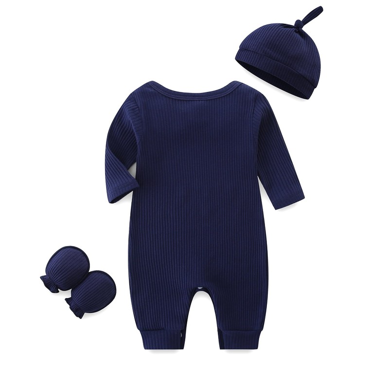 Baby Announcement Romper for Hospital Gender Neutral Casual Jumpsuits Snap