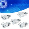 5Pcs Hydraulic Testing Adapter Thread Test Coupling Connectors Pressure Measuring
