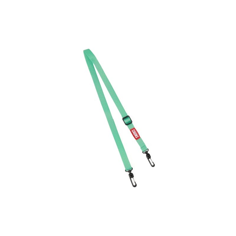 Chums Shoulder Strap 0.6 inch (15 mm) Key Chain, TURQUOISE,