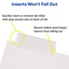 Avery Durable Plastic 8-Tab Insertable Big Tab Dividers for 3