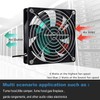 LUCKTE Upgrade Axial Fan1 Big Airflow Computer Fan with AC