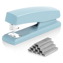 Deli Stapler, Desktop Staplers with 640 Staples, Office Stapler, 25 Sheet Capacity, Blue