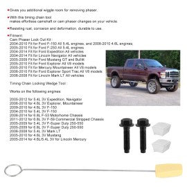 Aramox Cam Phaser Lockout Kit Para Ford 5.4 3v, Cam Phaser