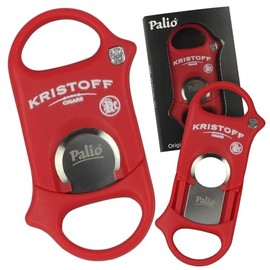 Kristoff Palio Cigar Guillotine Cutter, Red, Ergonomic Design